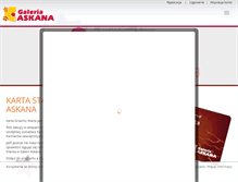 Tablet Screenshot of program.galeria-askana.pl